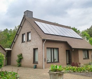 Woonhuis zonnepanelen